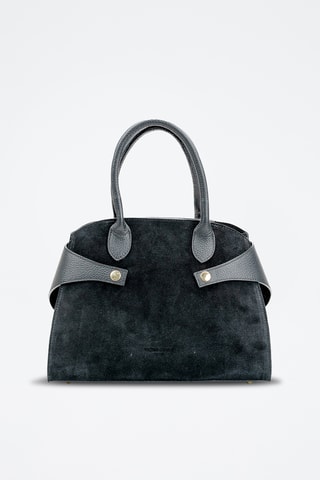 Bandolera de piel Clare - Negro