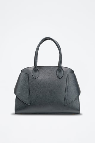 Bandolera de piel Clare - Negro