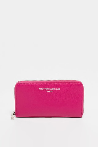 Cartera de piel Kaya - Rosa