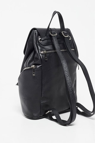 Mochila de piel Lauren - Negro