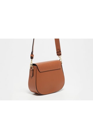 Bandolera de piel Silvia - Camel