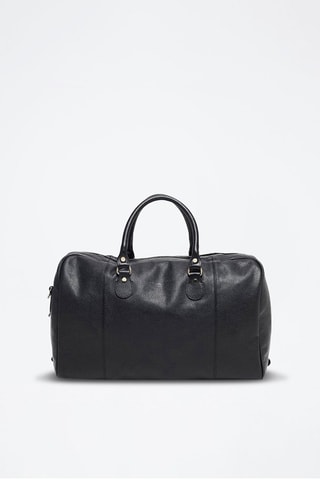 Bolsa de viaje de piel Claude - Negro