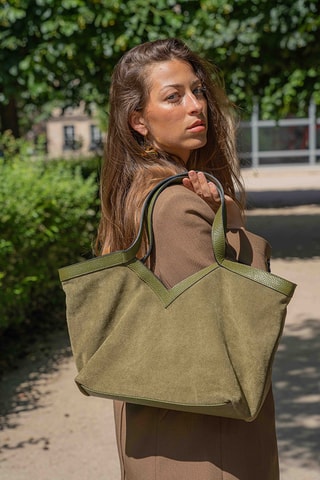 Bolso de piel Siri - Verde