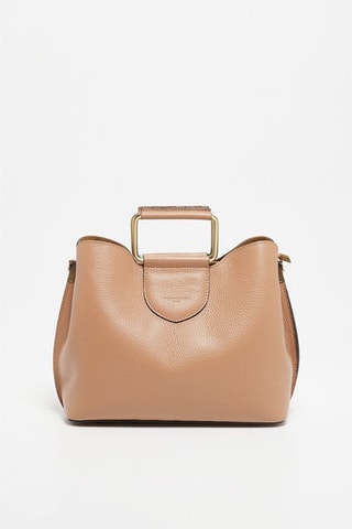 Bolso de piel Biana - Marrón