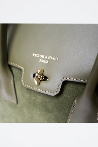 Bolso de nobuk Janebi - Verde
