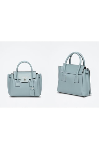 Bolso de piel Jeny - Azul