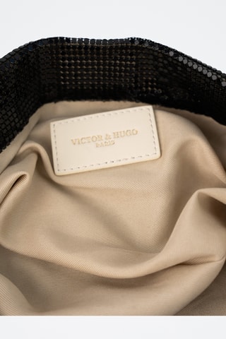 Bolso de lentejuelas Vika  - Negro