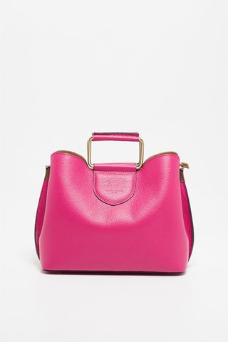 Bolso de piel Biana - Rosa