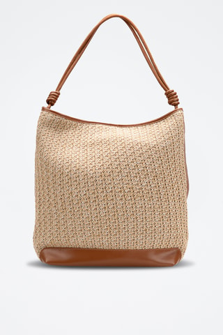 Bolso de piel Luzia  - Marrón