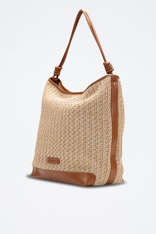 Bolso de piel Luzia  - Marrón