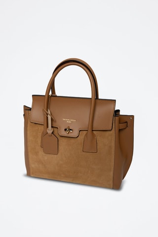 Bolso de nobuk Janebi - Marrón