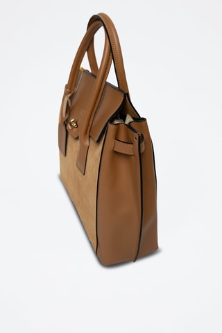 Bolso de nobuk Janebi - Marrón