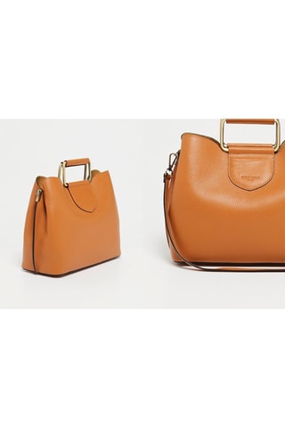 Bolso de piel Biana - Marrón
