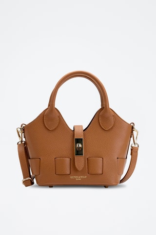 Bandolera de piel Noho - Camel