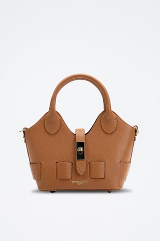 Bandolera de piel Noho - Camel