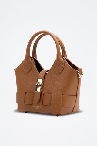 Bandolera de piel Noho - Camel