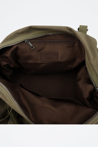 Bolsa de viaje de piel Charly - 29 cm - Verde