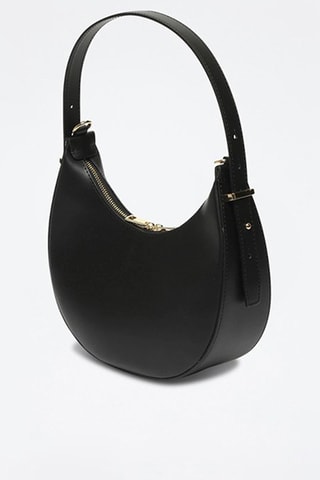 Bolso de piel Bruna  - Negro