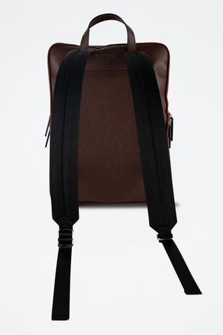Mochila de piel Valencia - Marrón