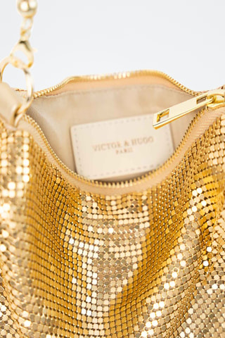 Bolso de lentejuelas Sima  - Dorado