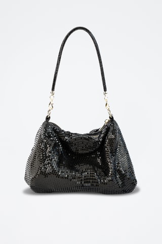 Bolso de lentejuelas Sima  - Negro