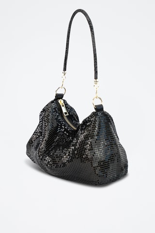 Bolso de lentejuelas Sima  - Negro
