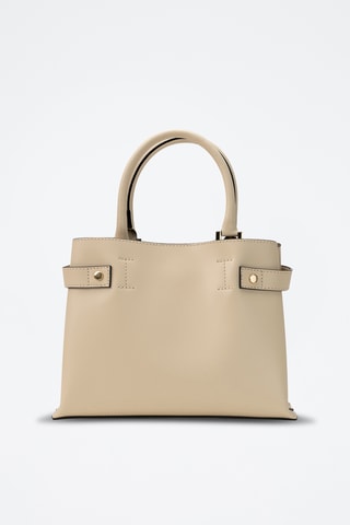 Bolso de piel Nelia - Beige