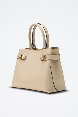 Bolso de piel Nelia - Beige