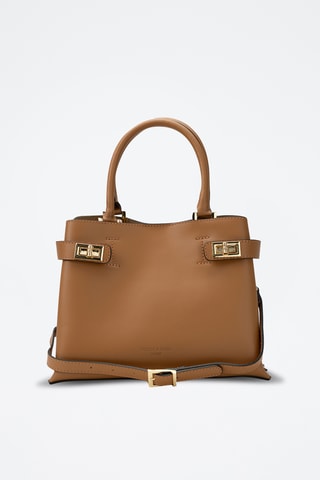 Bolso de piel Nelia - Camel