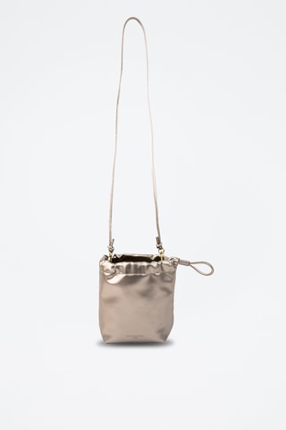 Bolso saco de piel Elva  - Marrón