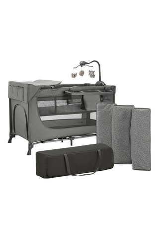 Lit 3-en-1 Joy 2 - Jusqu'à 1 an et 11 kg - Gris