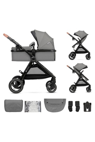 Poussette 2-en-1 Esme  - Dès la naissance - Jusqu'à 25 kg - Gris