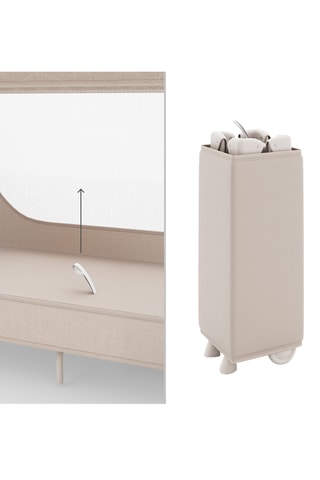 Lit parapluie Leody Up - Dès la naissance - Jusqu'à 15 kg - Beige