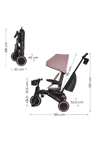 Tricycle évolutif Jazz 3 - Dès 9 mois - Jusqu'à 25 kg