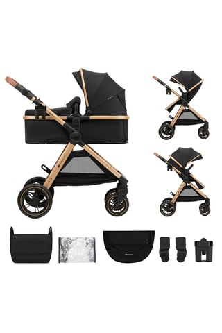 Poussette 2-en-1 Esme  - Dès la naissance - Jusqu'à 25 kg - Noir