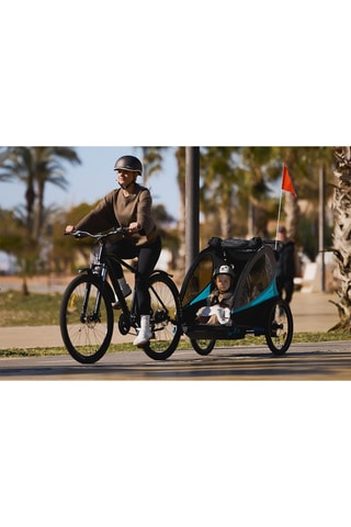 Remorque vélo Enfant 3-en-1 Nava - Orange