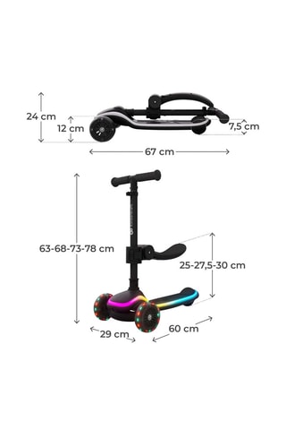 Trottinette 2-en-1 Raket Up - Dès 2 ans - 50 kg