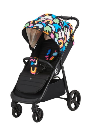 Poussette pliable Grande Plus - Dès la naissance - Jusqu'à 22 kg - Noir