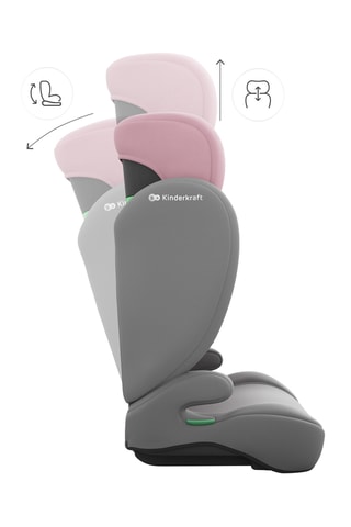 Siège-auto évolutif I-Spark 2 Plus - De 3,5 à 12 ans - De 100 à 150 cm - Jusqu’à  36 kg - Rose