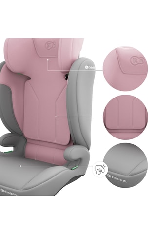 Siège-auto évolutif I-Spark 2 Plus - De 3,5 à 12 ans - De 100 à 150 cm - Jusqu’à  36 kg - Rose