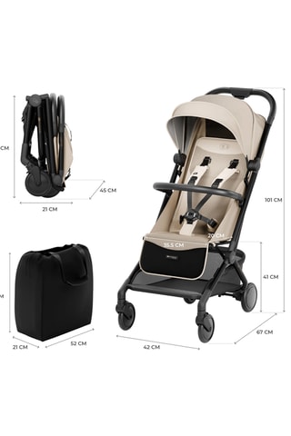 Poussette cabine Pilot 2  - Dès la naissance - Jusqu'à 22 kg - Beige