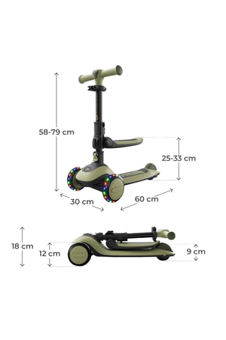 Trottinette évolutive 2-en-1 Halley 2 - Dès 12 mois - 50 kg