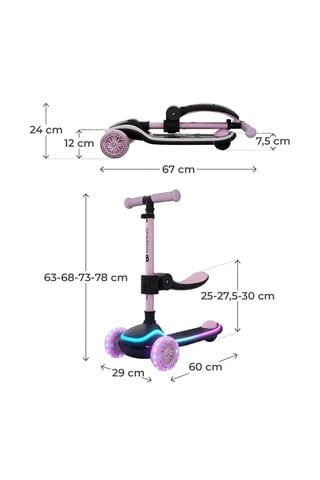 Trottinette 2-en-1 Raket Up - Dès 2 ans - 50 kg