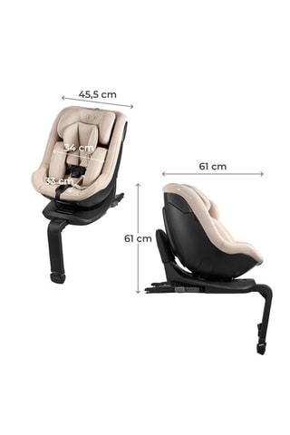 Siège-auto évolutif I-Guard  - Dès la naissance - De 40 à 106 cm - Beige