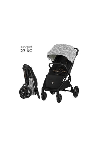 Poussette Mitzy  - Dès 4 mois - Jusqu'à 27 kg - Noir