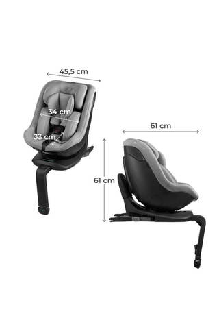 Siège-auto évolutif I-Guard  - Dès la naissance - De 40 à 106 cm - Gris