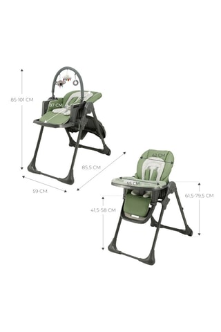Chaise haute 2 en 1 Tummie - Dès la naissance - Jusqu'à 15 kg
