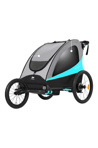 Remorque vélo Enfant 3-en-1 Nava - Bleu