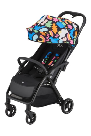 Poussette pliable Apino - Dès la naissance - Jusqu'à 22 kg - Noir