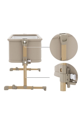 Berceau cododo Nestee Grow 2 - Dès la naissance - Jusqu'à 15 kg - Beige